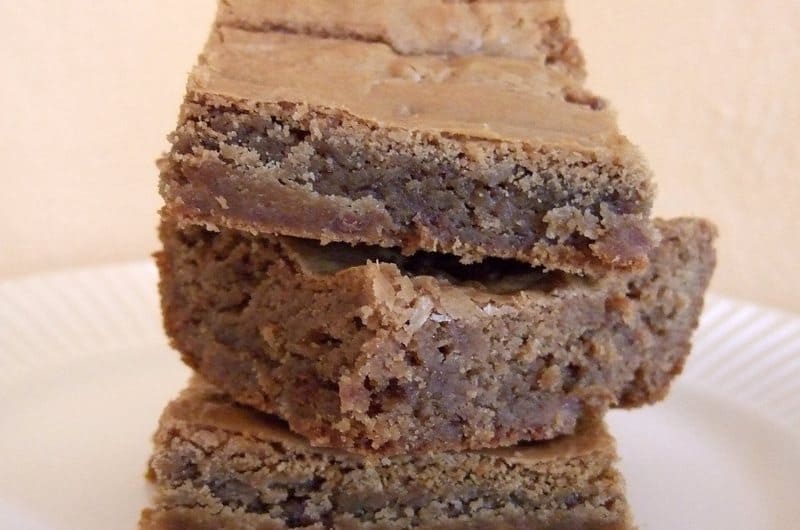 Eggnog Blondies