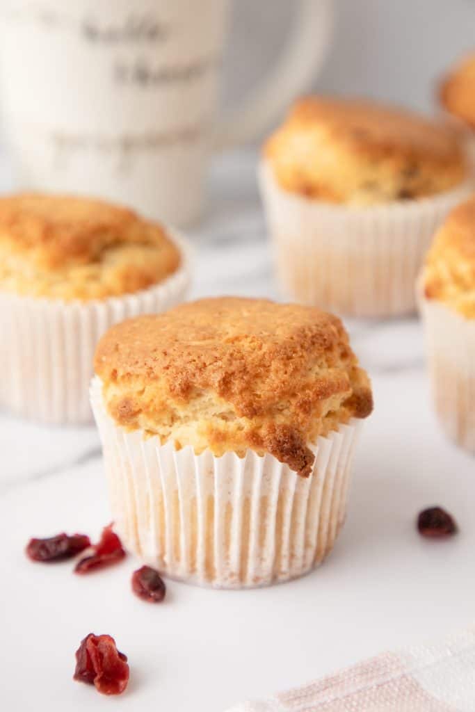 White Chocolate Cranberry Muffins