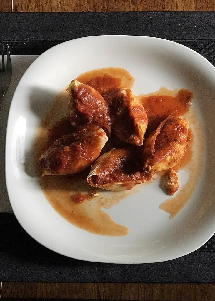 Slow Cooker Stuffed Shells